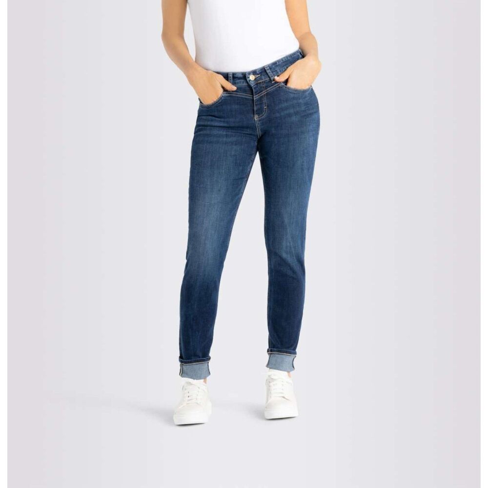 Mac Jeans Rich Slim 5904-90-0389L | D671 Dark Blue Net Wash - Size 28